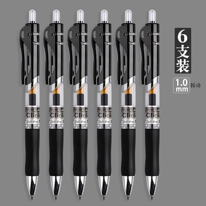 M&G 1.0mm Gel Pens Ultra Thick Large Capacity Signature Pen Practice Black Bold Tip Pen, Office and Student Signature Pen
