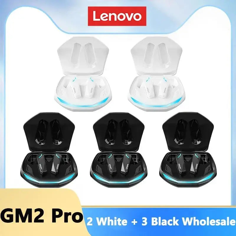 Lenovo GM2 Pro Bluetooth 5.3 Earphones Sports Headset Wireless In-Ear Gaming Low Latency Dual Mode Music Headphones New Shoporiz
