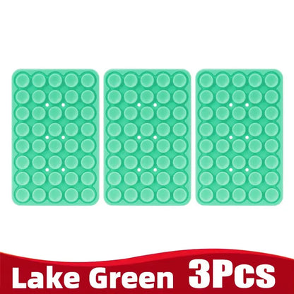 Silicone Suction Cup Phone Holder Multifunctional Fixed Anti-slip Mobile Fixture Double Sided Detachable Phone Rubber Sucker Pad Shoporiz