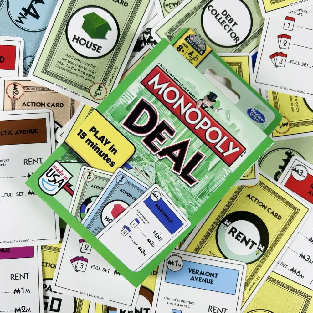 1 PC Gaming Monopoly Deal Card Game Family Gathering Friends Party Board CLUEDO Game Battle Kids Puzzle Poker Gift