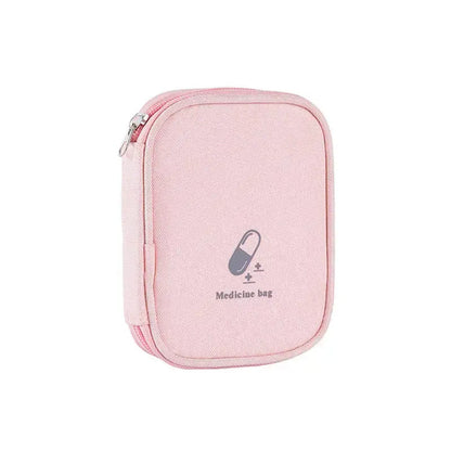Portable First Aid Medical Kit Travel Outdoor Camping Emergency Medicine Storage Bag Travel Mini  Pouch Organizer Pill Case