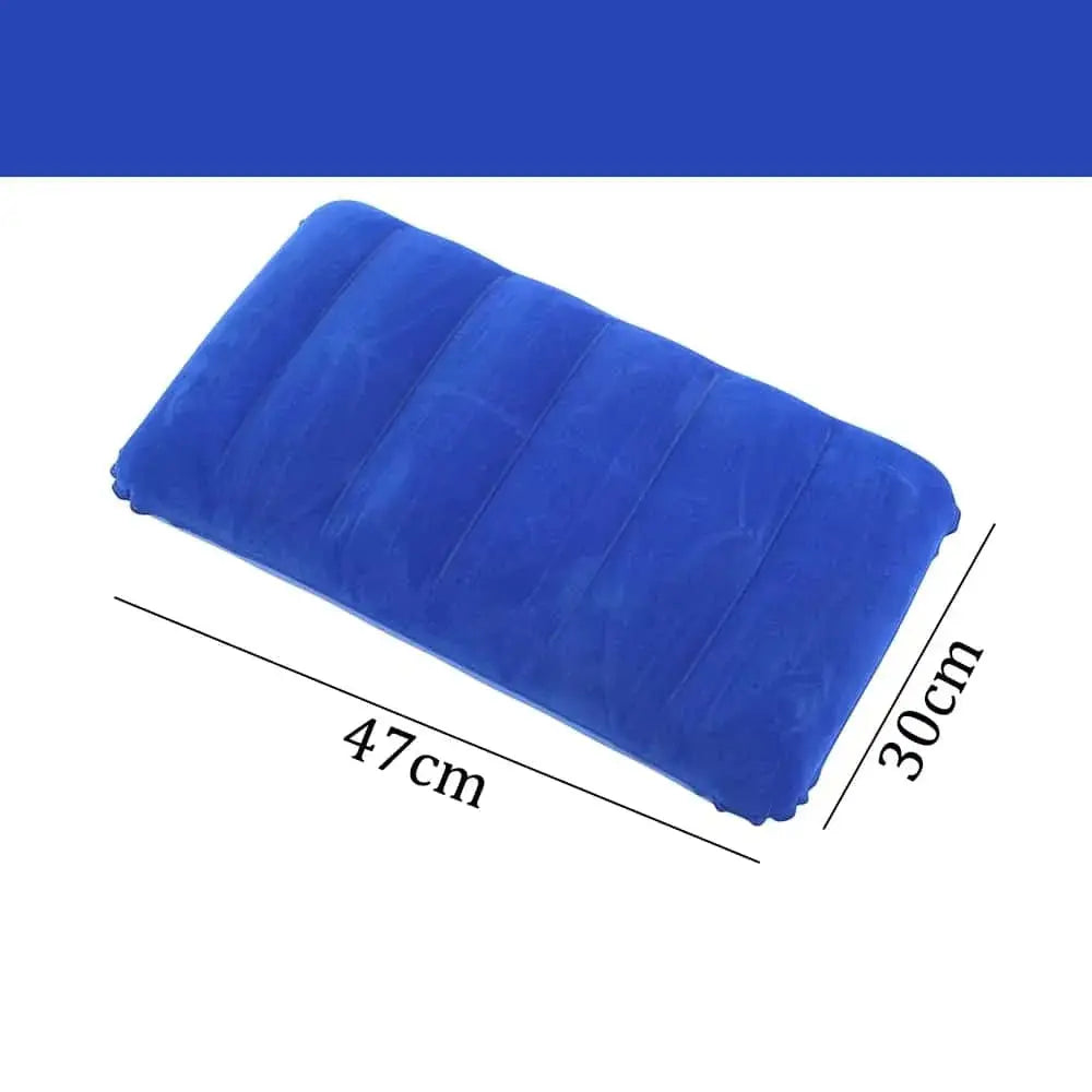 47x30cm Air Cushion Pillows Outdoor Camping Sleep Cushion Folding Square lnflatable Pillows Travel Backrest Plane Head Rest Big My Store