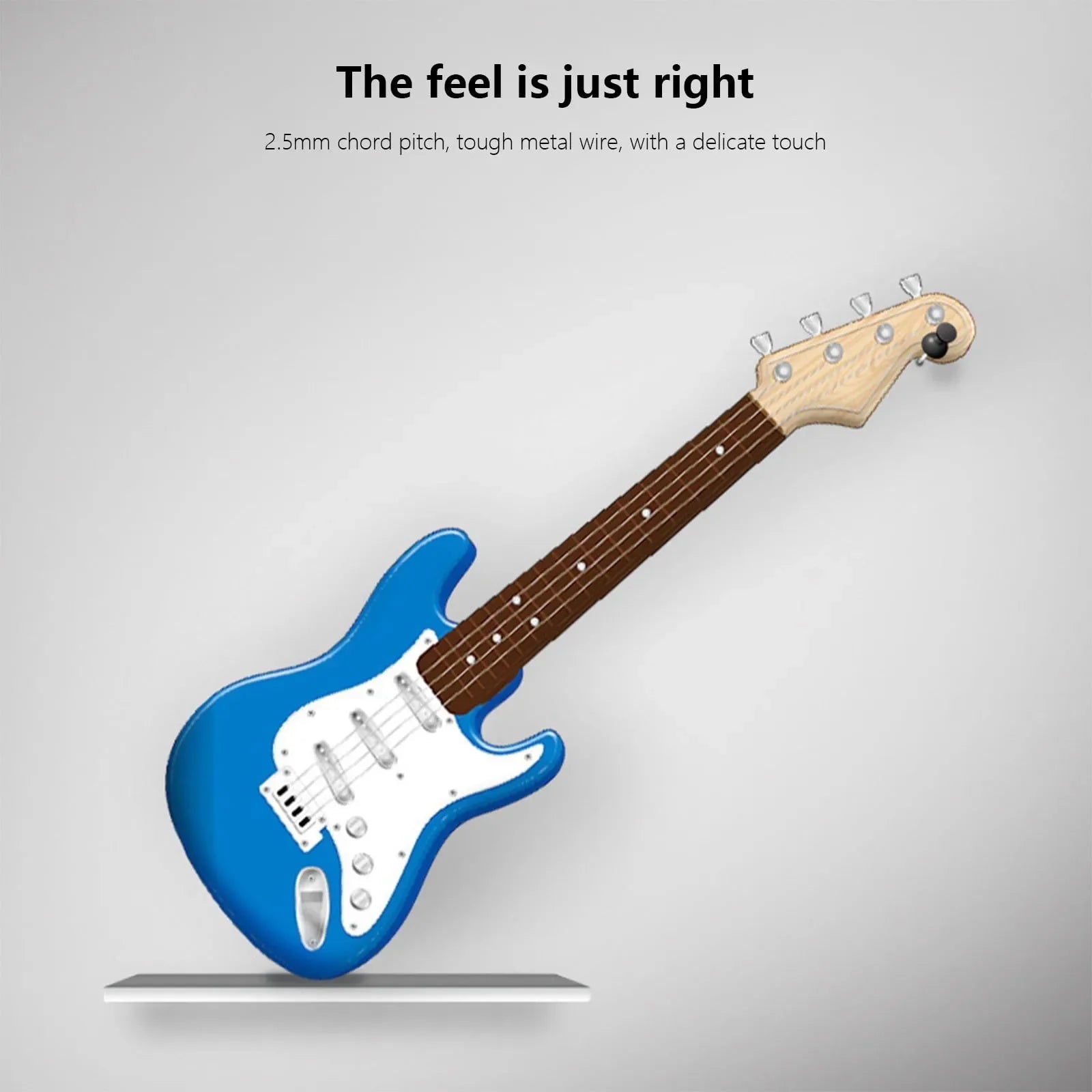 Children-size Electric Guitar Attracts Children Attention 4 String Guita Beginners' Level Guitar Puzzle And Musical Instruments shoporiz