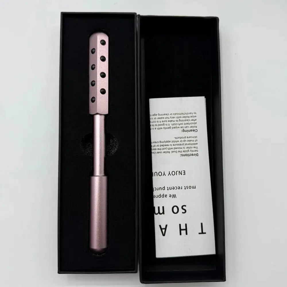 24 Germanium Face Massage Beauty Acupoint Roller Stick Beauty Roller Tool Face Gua Sha Massager Women Skin Care Beauty Shoporiz