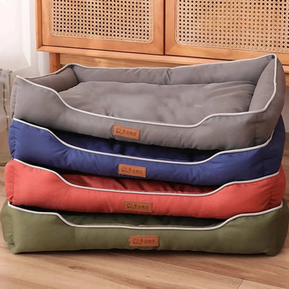 Large Dog Bed Four Season Square Mattress Waterproof Bite-Resistant Soft Thickened Pet Sofa Couch for Cats And Dogs