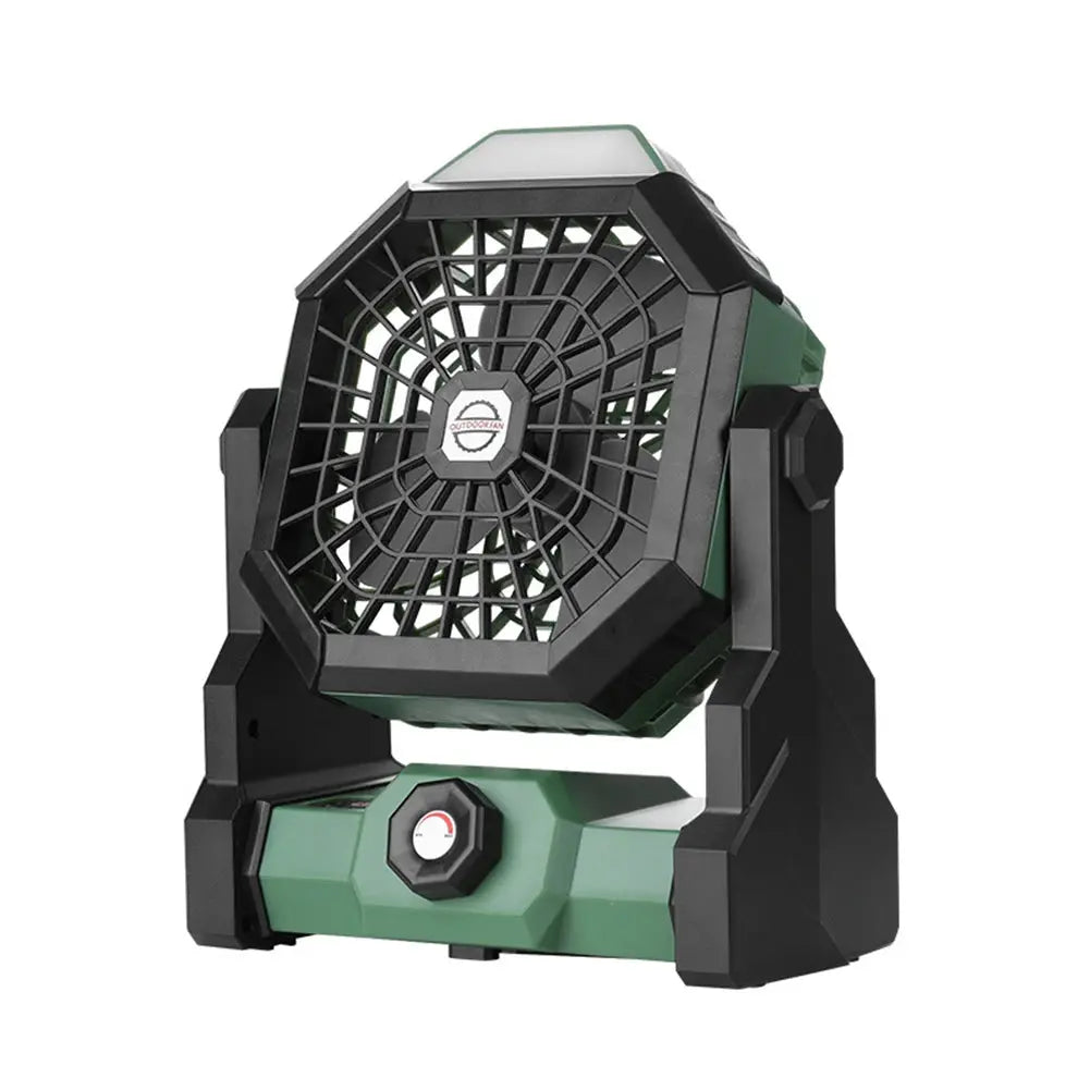 Portable Rechargeable Fan 6 To 25 Hours Adjustable Speed 7800mAh Outdoor Camping Fan with Led Lights for Tent Fishing Picnic Fan My Store
