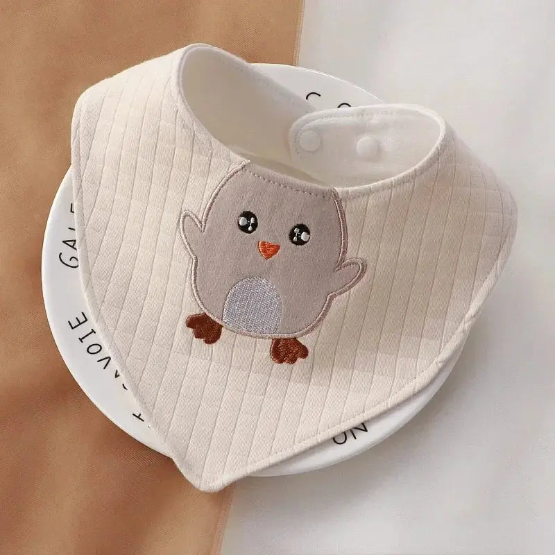 Cartoon Baby Bibs Soft Newborn Feeding Towel Cotton Cloths Baby Girls Boys Bandana Bib Newborn Saliva Towel Burp Cloths