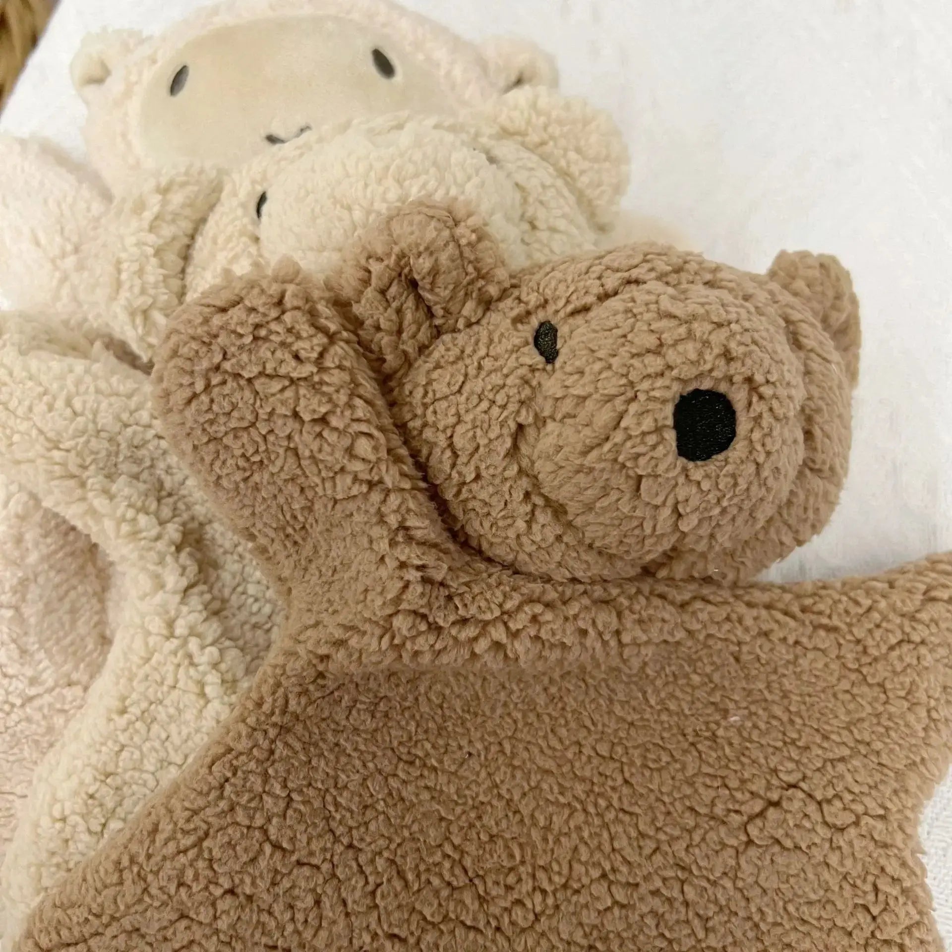 Baby Soothing Doll for Newborn Accessories Photography Props Cute Bear Baby Sleeping Doll Baby Care Soft Plush Dolls Shoporiz