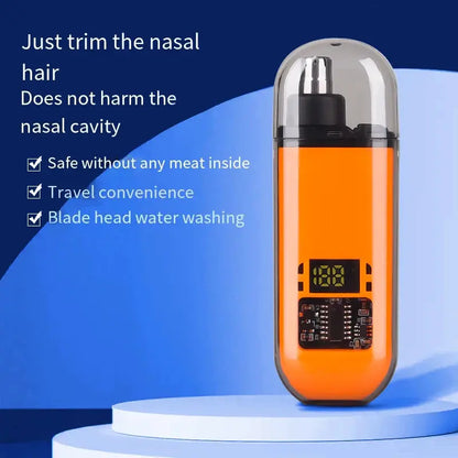 HOMEFISH Electric Nose Hair Clipper Rechargeable Multi-kinetic Shaving 2-in-1Unisex Fully Automatic Washable Shaving Trimmer Shoporiz