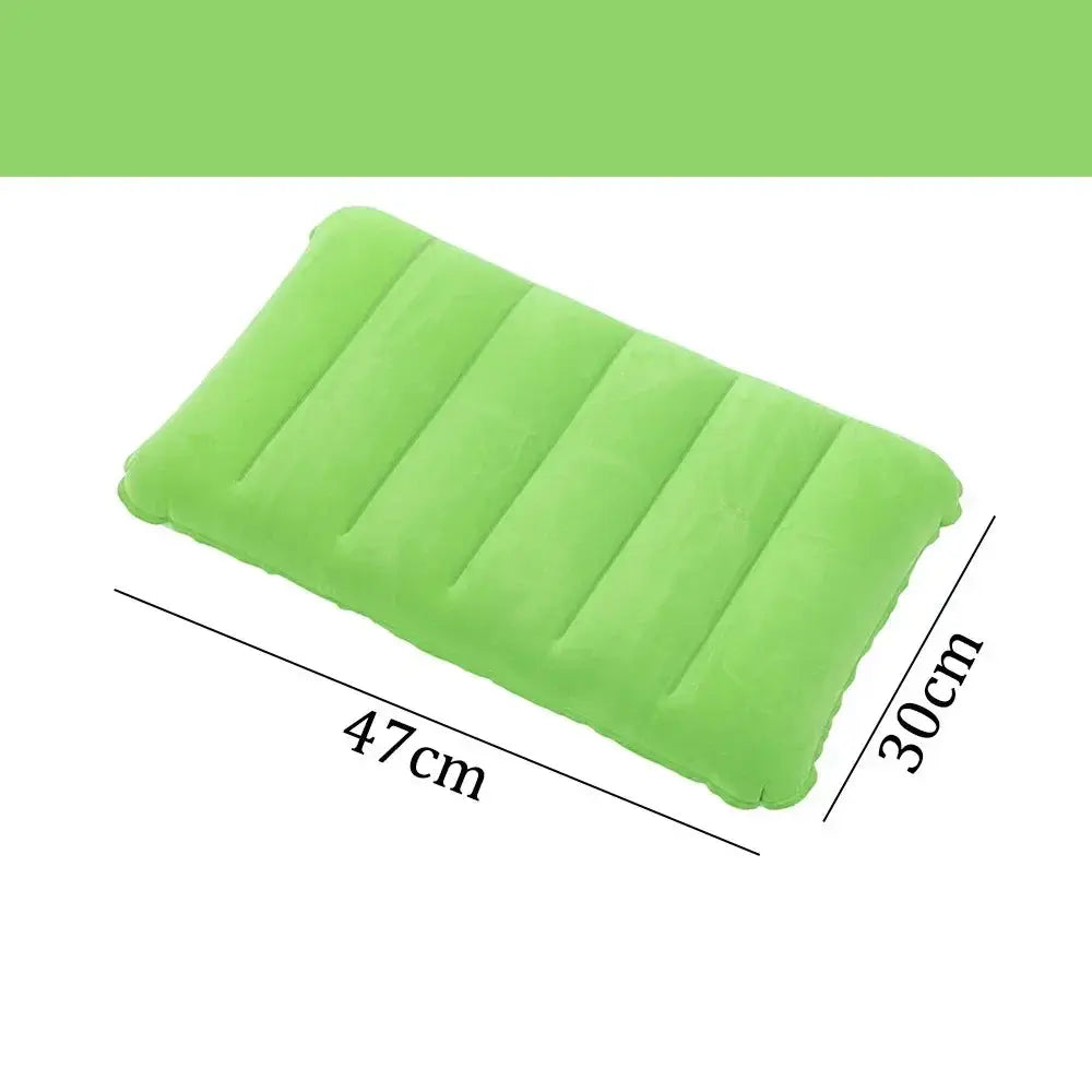 47x30cm Air Cushion Pillows Outdoor Camping Sleep Cushion Folding Square lnflatable Pillows Travel Backrest Plane Head Rest Big My Store