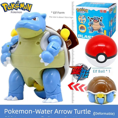 Gengar Pokemon Deformation Poke Ball Fast Dragon Toy Doll Movable Joint Toy Pet Doll Master