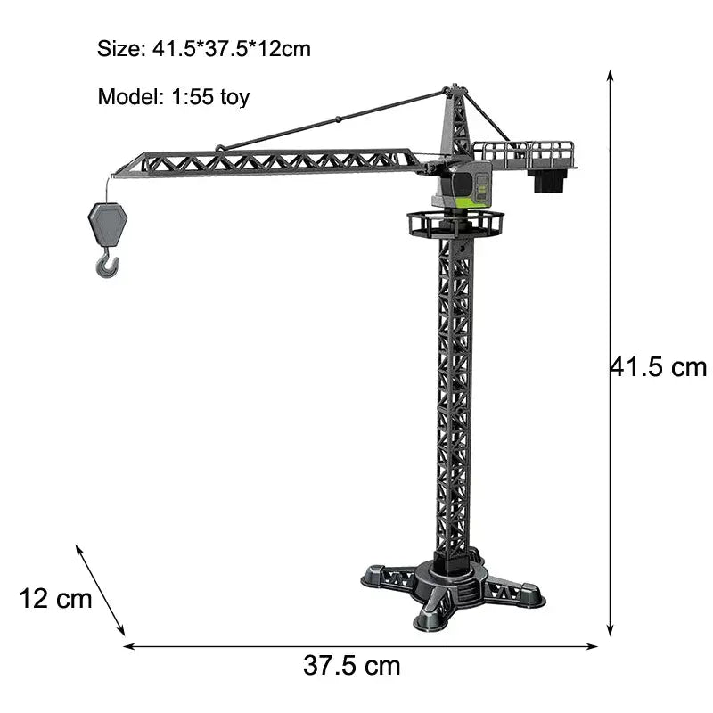 Toys for Boys Alloy Tractor Kids Excavator Bulldozer Miniature Crane Truck Model Diecast Farm Engineering Vehicle Children Gifts