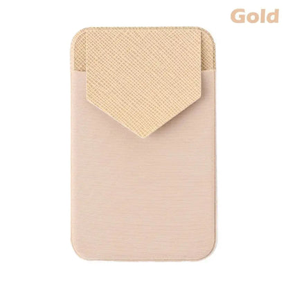 Silicone Phone Card Holder Wallet Case Phone Wallet Stick On Credit Card Holder Phone Pocket for Almost All Cell Phone