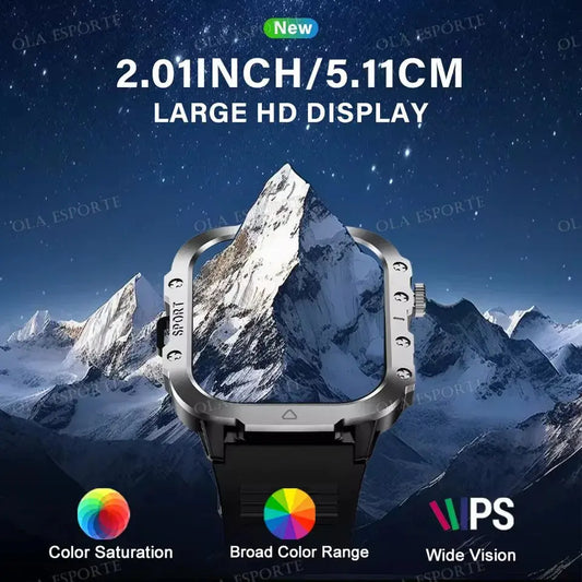 2025 New LED Men's Smartwatch Bluetooth Talking Smartwatch Multi Sport Mode Health Monitor Outdoor Sport Smart Watch For Android Shoporiz