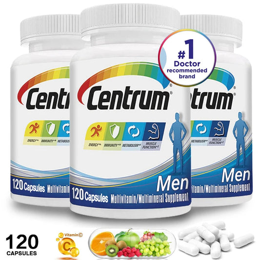 Centrum Multivitamin for Men and Mineral Supplements, Energy Support, Muscle Mass, Immune System, Antioxidants shoporiz