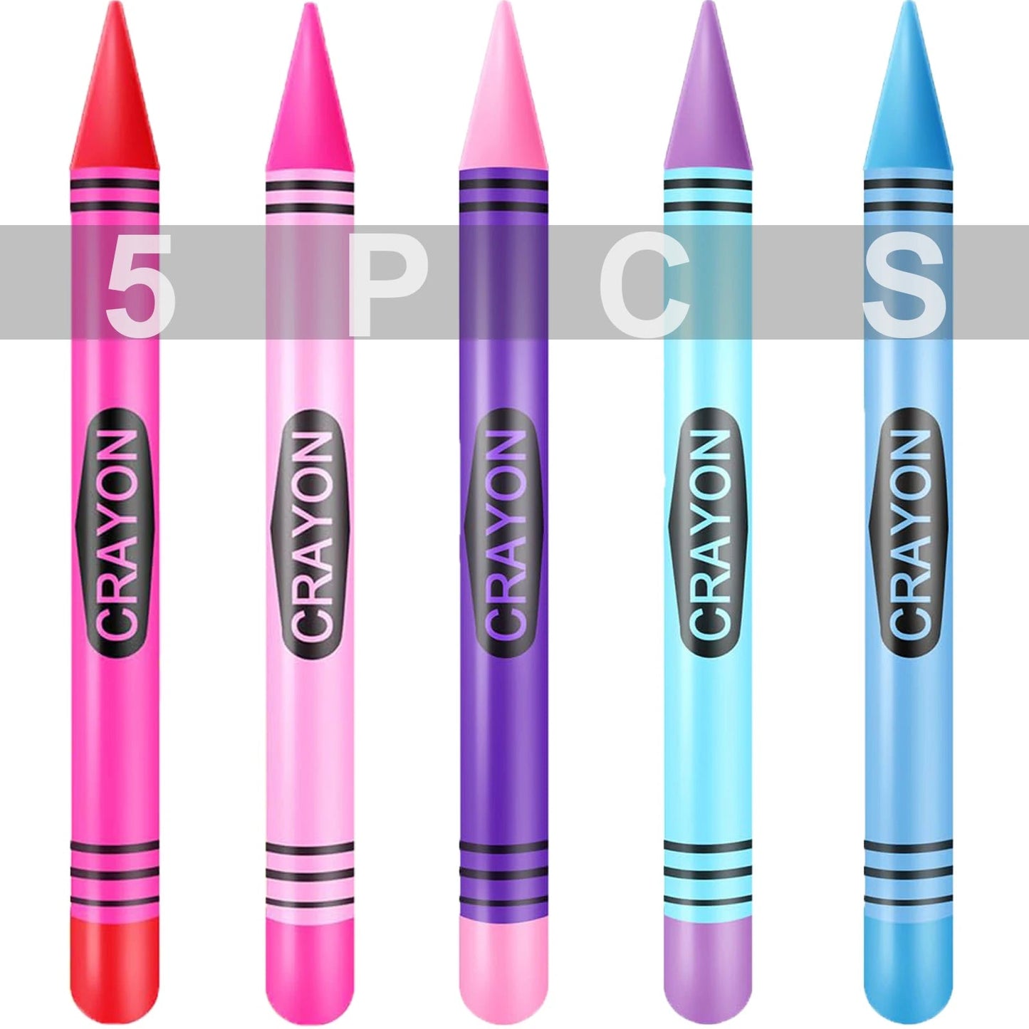 Jumbo Inflatable Crayon Balloon Neon Back to School Party Decoration First Day Of School Classroom Supplies shoporiz