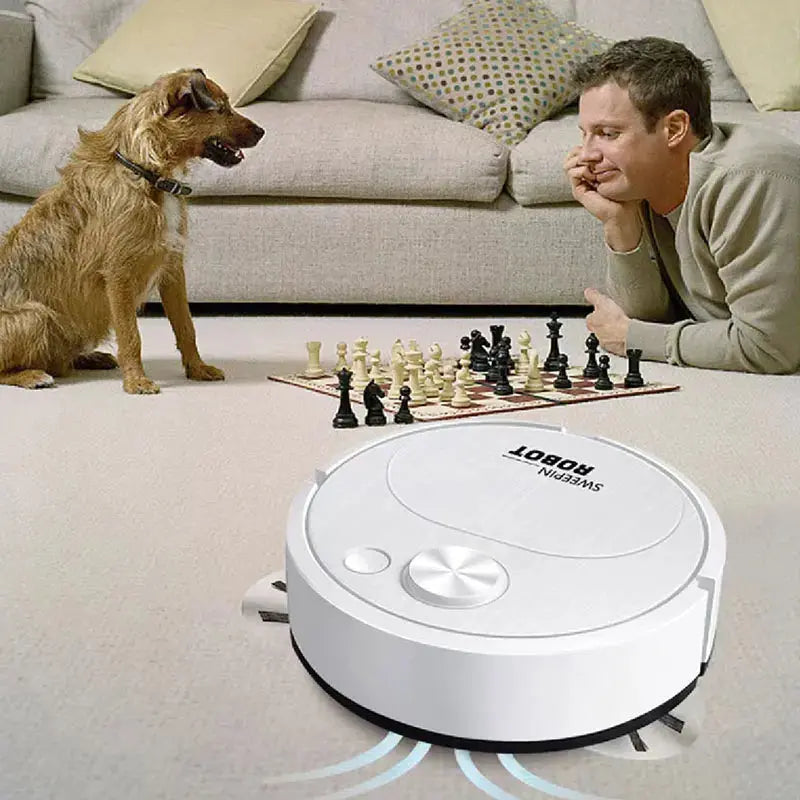 NEW USB Sweeping Robot Vacuum Cleaner Mopping 3 In 1 Smart Wireless 1500Pa Dragging Cleaning Sweep Floor for Home Office My Store