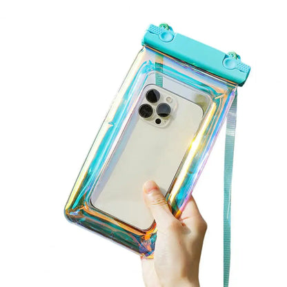 Full View Waterproof Phone Pouch Lanyard Touchscreen PVC Universal Beach Kayaking Swimming Underwater Dry Bag Swimming Pouch