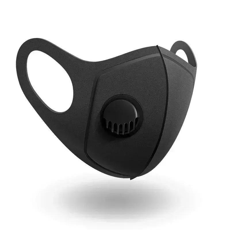 Reusable Black Anti Dust Mask PM2.5 Breathing Filter Valve Face Mouth Masks Cover Washable Anti Fog Haze Respirator
