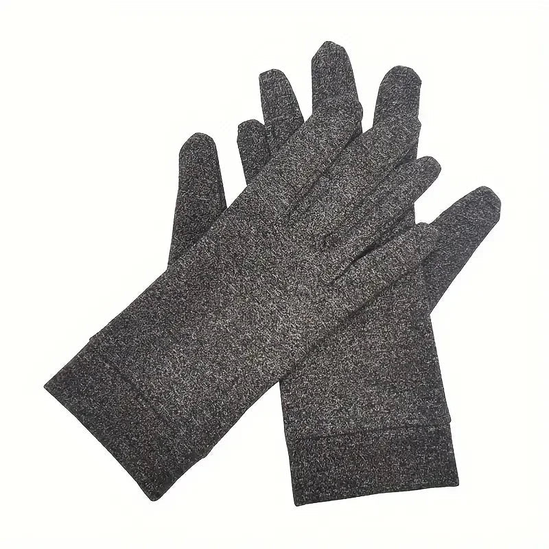 1 Pair Full Finger Pressure Health Cotton Gloves,Health Rehabilitation Training,Cycling Gloves shoporiz