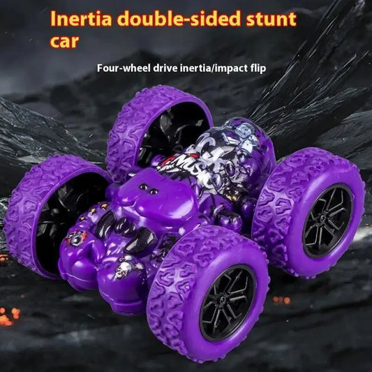 1 Piece Fun Double-sided Car Inertial Safety Anti-Collision Anti-fall Model Children's Toy Car Sliding Off-road Vehicle
