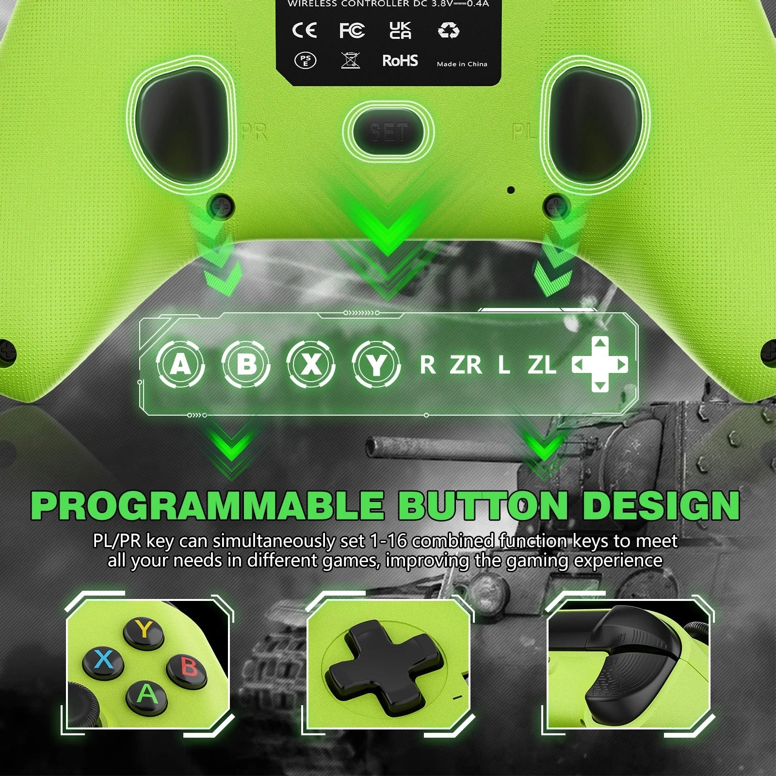 2.4G Gamepad For Xbox One Series X/S/PC/IOS/Android/Steam 6 Axis Gyro With Turbo Function Game Consoles Controller Joystick My Store