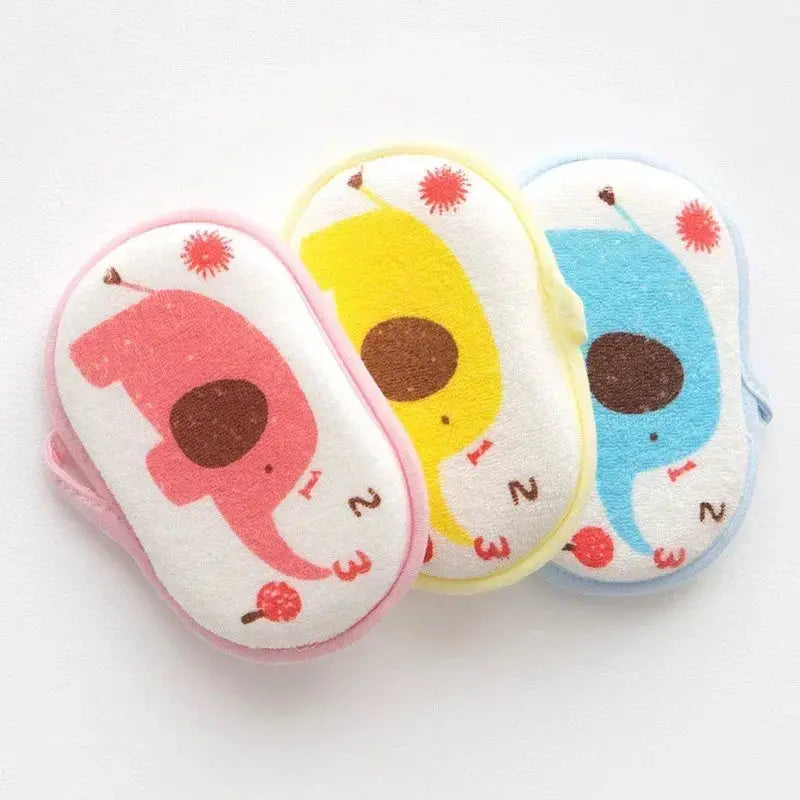 Cute Baby Bath Sponge Kids Children Toddlers Newborns Adults Cleaning Brush Towel Soft Inirritative Bath Foam Shower Sponge Shoporiz
