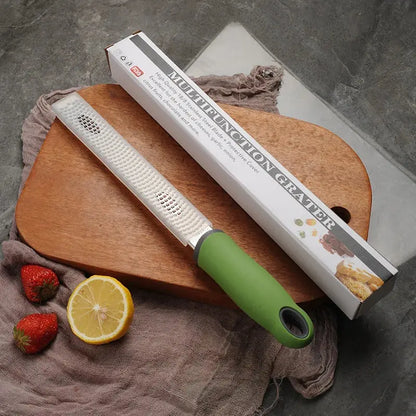 Stainless Steel Fruit Cheese Grater, Chocolate Lemon Peel Cheese Shavings Grater, Scraper, Kitchen Tool