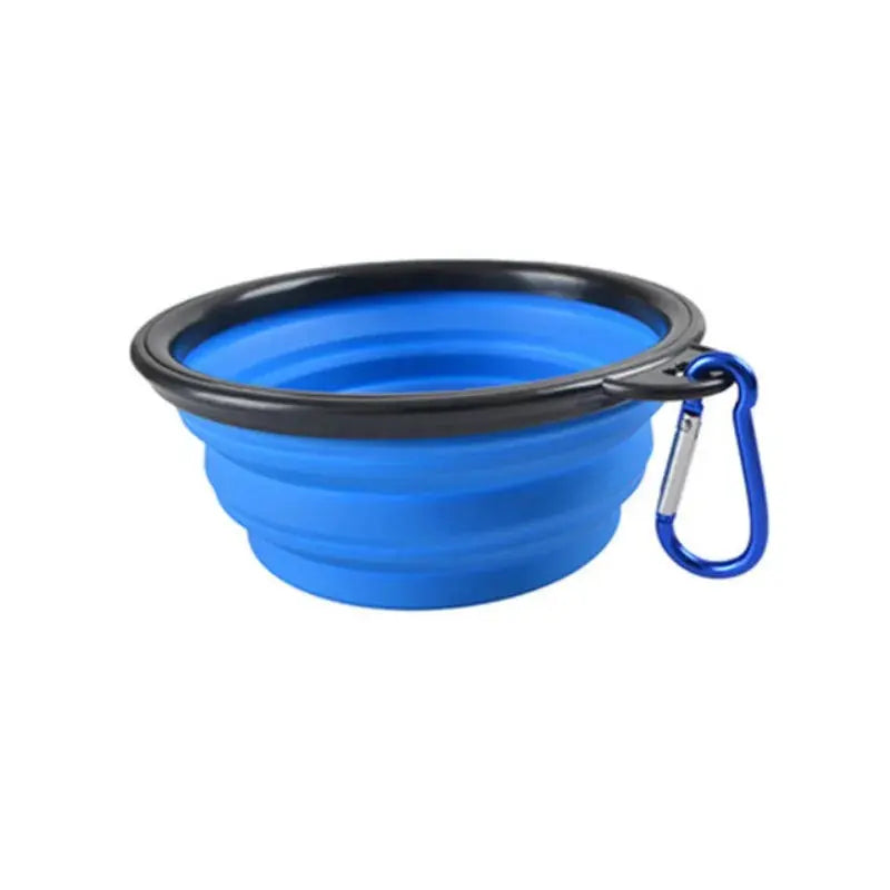 Portable Pet Food Bowl Durable TPR Bowl Cat and Dog Food Pet Silicone Collapsible Bowl Portable Travel Outdoor Water Food Bowl