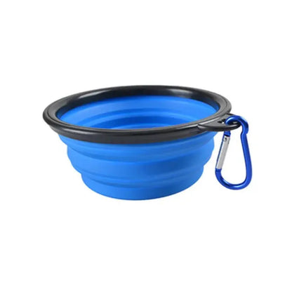 Portable Pet Food Bowl Durable TPR Bowl Cat and Dog Food Pet Silicone Collapsible Bowl Portable Travel Outdoor Water Food Bowl