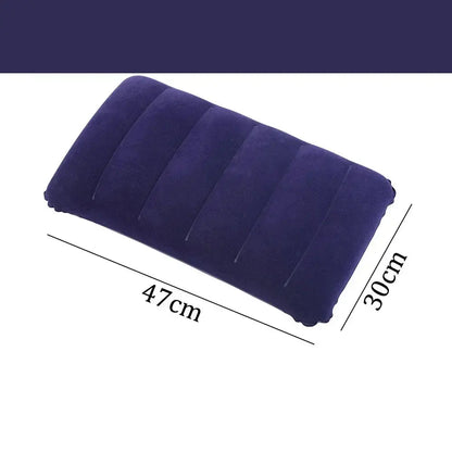 47x30cm Air Cushion Pillows Outdoor Camping Sleep Cushion Folding Square lnflatable Pillows Travel Backrest Plane Head Rest Big My Store
