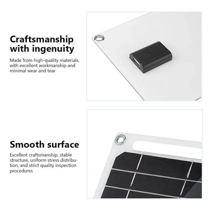Solar Panel 5V 10W USB Type-C Charge Portable Flexible Kit Lightweigh Mini System For Phones Car Camping Hiking Power Banks IP65 shoporiz