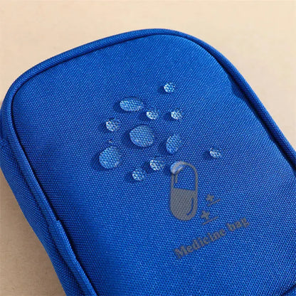 Portable First Aid Medical Kit Travel Outdoor Camping Emergency Medicine Storage Bag Travel Mini  Pouch Organizer Pill Case