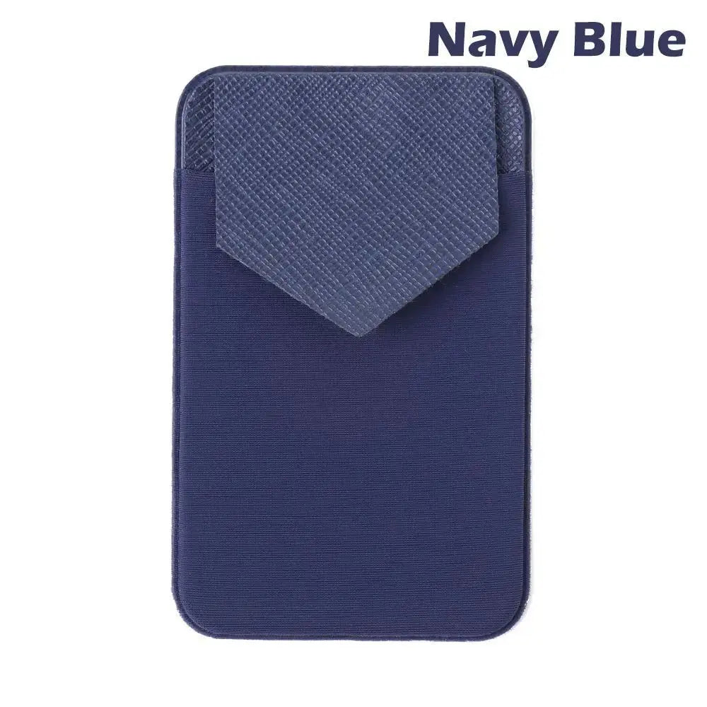 Silicone Phone Card Holder Wallet Case Phone Wallet Stick On Credit Card Holder Phone Pocket for Almost All Cell Phone