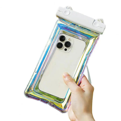 Full View Waterproof Phone Pouch Lanyard Touchscreen PVC Universal Beach Kayaking Swimming Underwater Dry Bag Swimming Pouch