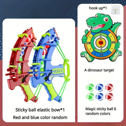 Montessori Educational Sport Game for Kids - Outdoor Throw Sport Slingshot Target Sticky Ball Dartboard Basketball Board Game Toy