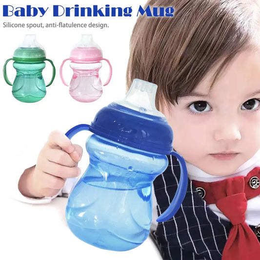 270ml Transparent Duckbill Baby Cup Specially Designed for Babies over 6 Months Old to Drink Transition Cup Shoporiz