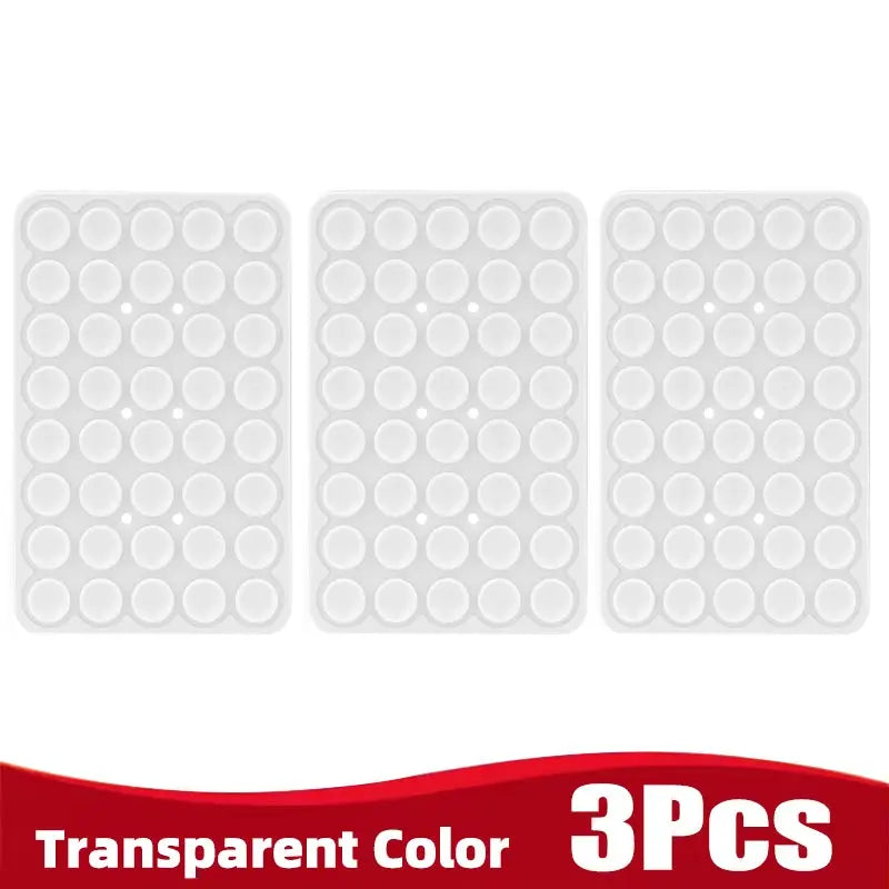 Silicone Suction Cup Phone Holder Multifunctional Fixed Anti-slip Mobile Fixture Double Sided Detachable Phone Rubber Sucker Pad Shoporiz