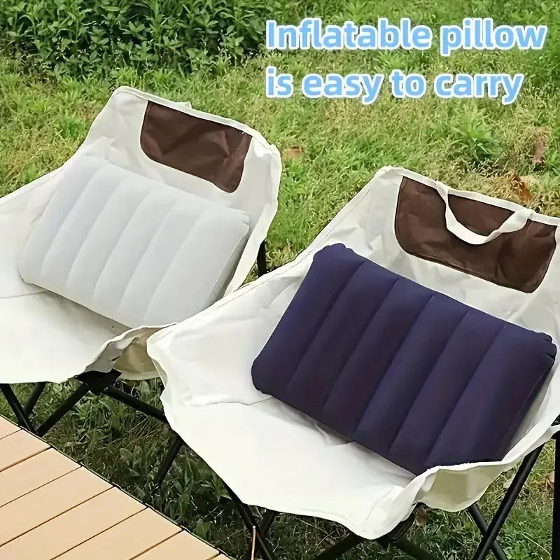 47x30cm Air Cushion Pillows Outdoor Camping Sleep Cushion Folding Square lnflatable Pillows Travel Backrest Plane Head Rest Big My Store