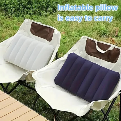 47x30cm Air Cushion Pillows Outdoor Camping Sleep Cushion Folding Square lnflatable Pillows Travel Backrest Plane Head Rest Big My Store