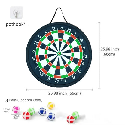 Children with sticky ball 74CM large dart board Family interactive game educational arithmetic indoor/outdoor sports toys gift