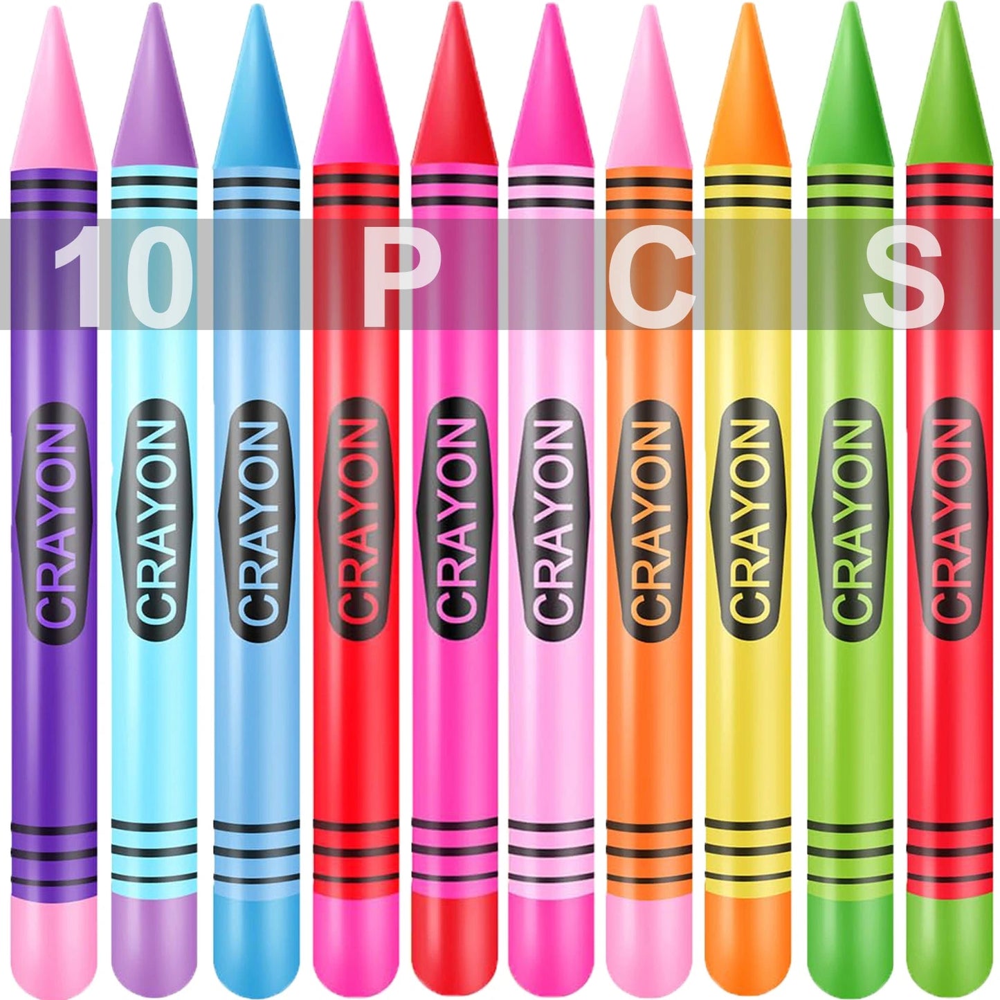 Jumbo Inflatable Crayon Balloon Neon Back to School Party Decoration First Day Of School Classroom Supplies shoporiz