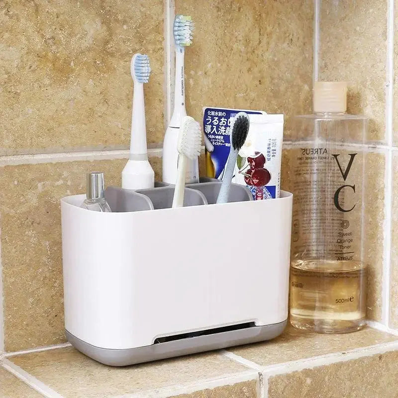 Plastic Electric Toothbrush Toothpaste Holder Detachable Bathroom Toothpaste Holder Storage Rack Bathroom Accessories