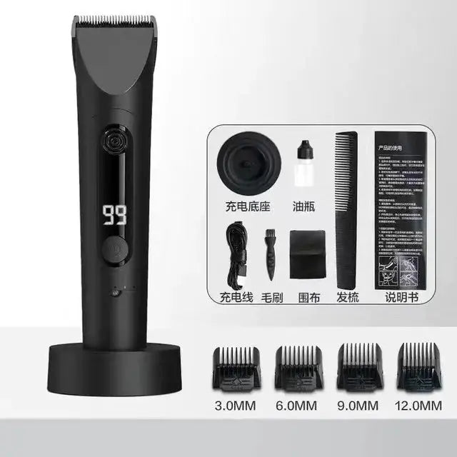Xiaomi Mijia Professional Hair Clipper 3-Gear Adjustable IPX7 Waterproof Trimmer with Charging Base Titanium Blade Haircut Machine Shoporiz