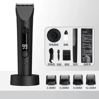 Xiaomi Mijia Professional Hair Clipper 3-Gear Adjustable IPX7 Waterproof Trimmer with Charging Base Titanium Blade Haircut Machine Shoporiz
