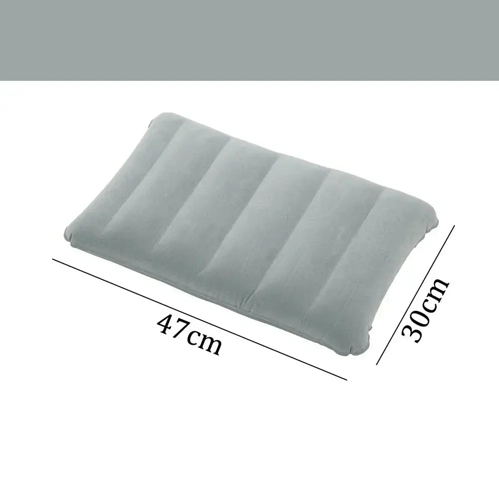 47x30cm Air Cushion Pillows Outdoor Camping Sleep Cushion Folding Square lnflatable Pillows Travel Backrest Plane Head Rest Big My Store