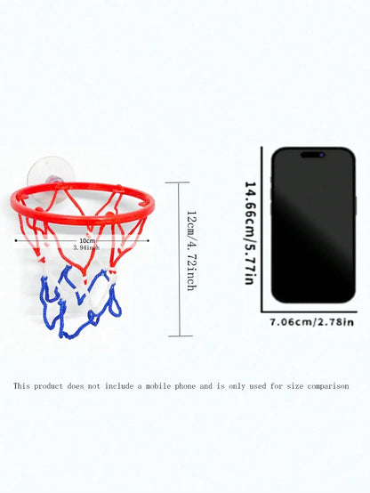 Small Basketball Set Coordinated Wrist Solid Rubber Elastic Ball Children's Exercise Shooting Table Game Toy