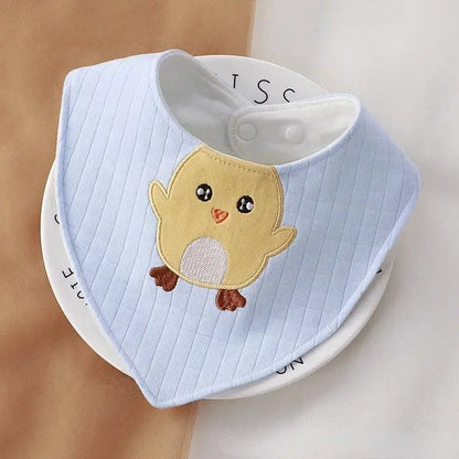 Cartoon Baby Bibs Soft Newborn Feeding Towel Cotton Cloths Baby Girls Boys Bandana Bib Newborn Saliva Towel Burp Cloths