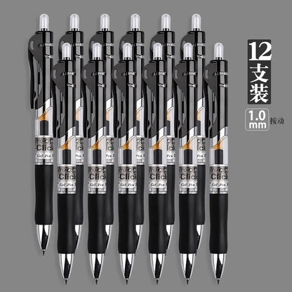 M&G 1.0mm Gel Pens Ultra Thick Large Capacity Signature Pen Practice Black Bold Tip Pen, Office and Student Signature Pen