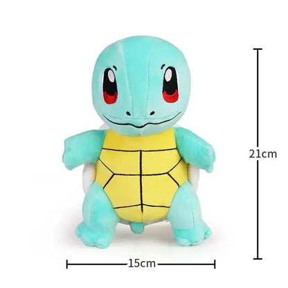 Kawaii Pokemon Plush Toys Set - Pikachu Pichu Charmander Squirtle Psyduck Anime Soft Dolls for Kids Birthday Christmas Gifts